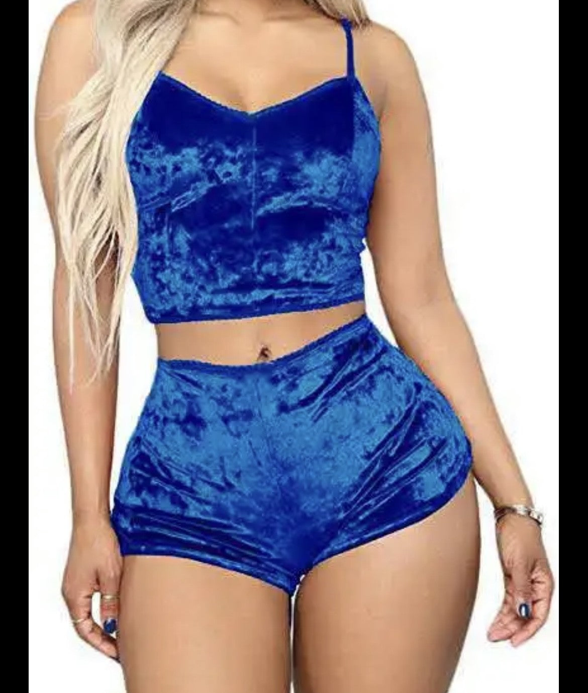 CUTE-velvet Short set Pajama